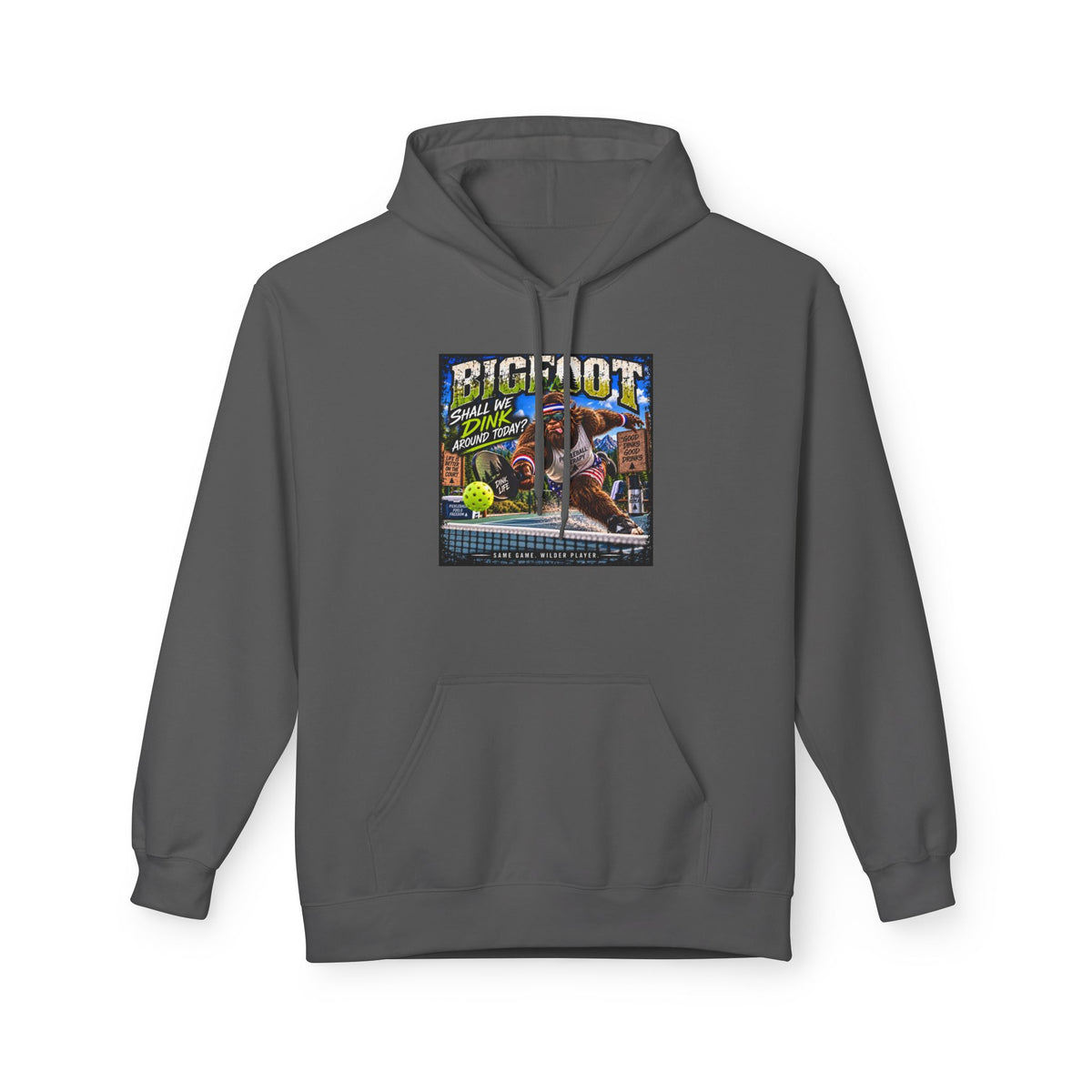 Bigfoot Comic Cover Hoodie | Sasquatch Retro Illustration