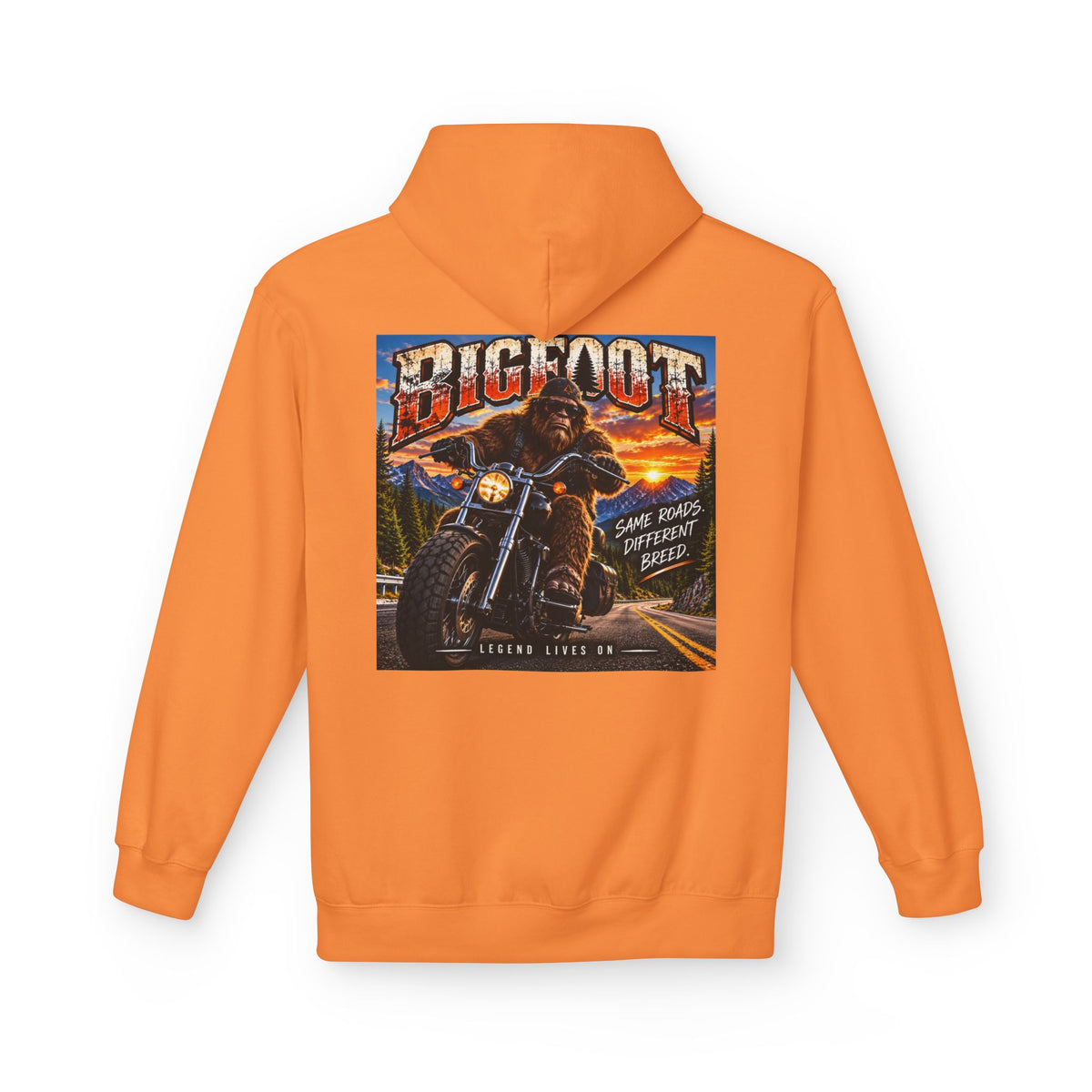 Back Print - Bigfoot Monster Truck Vintage Poster Hoodie | Off-Road Racing Graphic