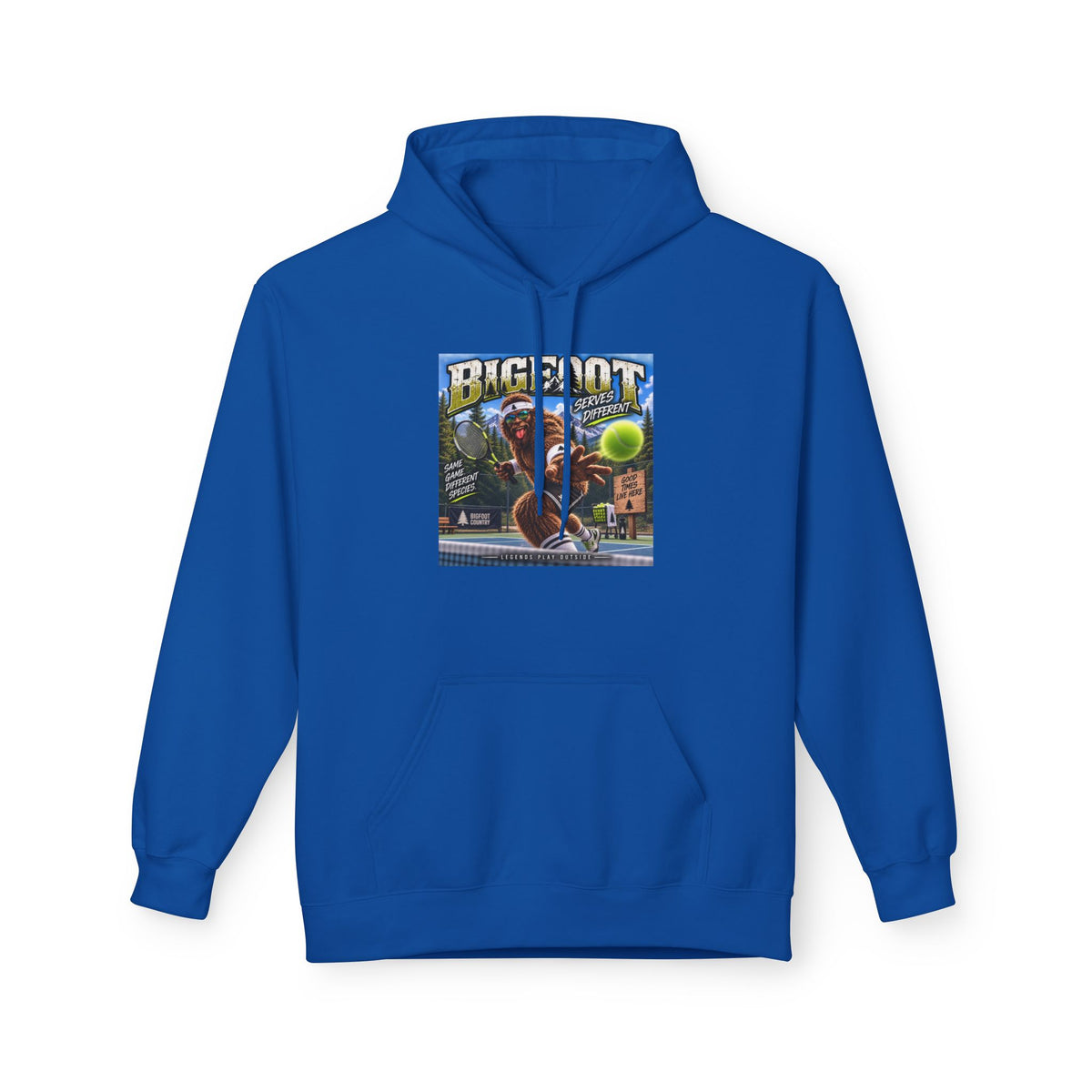 Bigfoot Retro Poster Hoodie | Sasquatch Vintage Cryptid Design