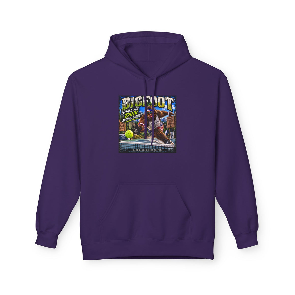 Bigfoot Comic Cover Hoodie | Sasquatch Retro Illustration