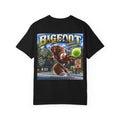 Back Print- Bigfoot Tennis Graphic T-Shirt | Vintage Sports Monster Illustration