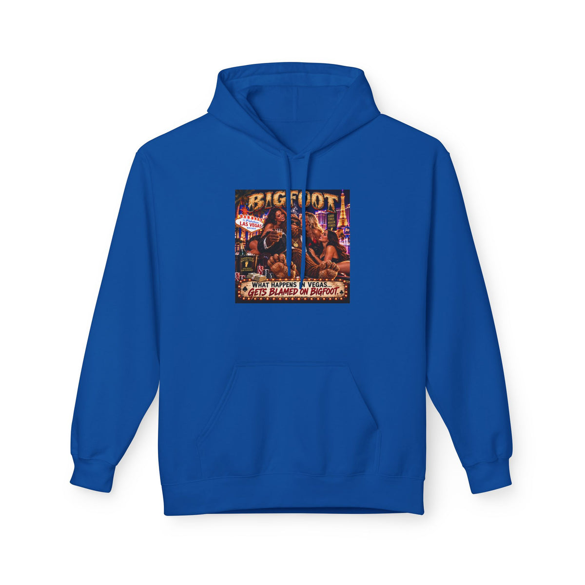 Bigfoot Sasquatch Night Out Hoodie | Vintage Cryptid Campfire Design