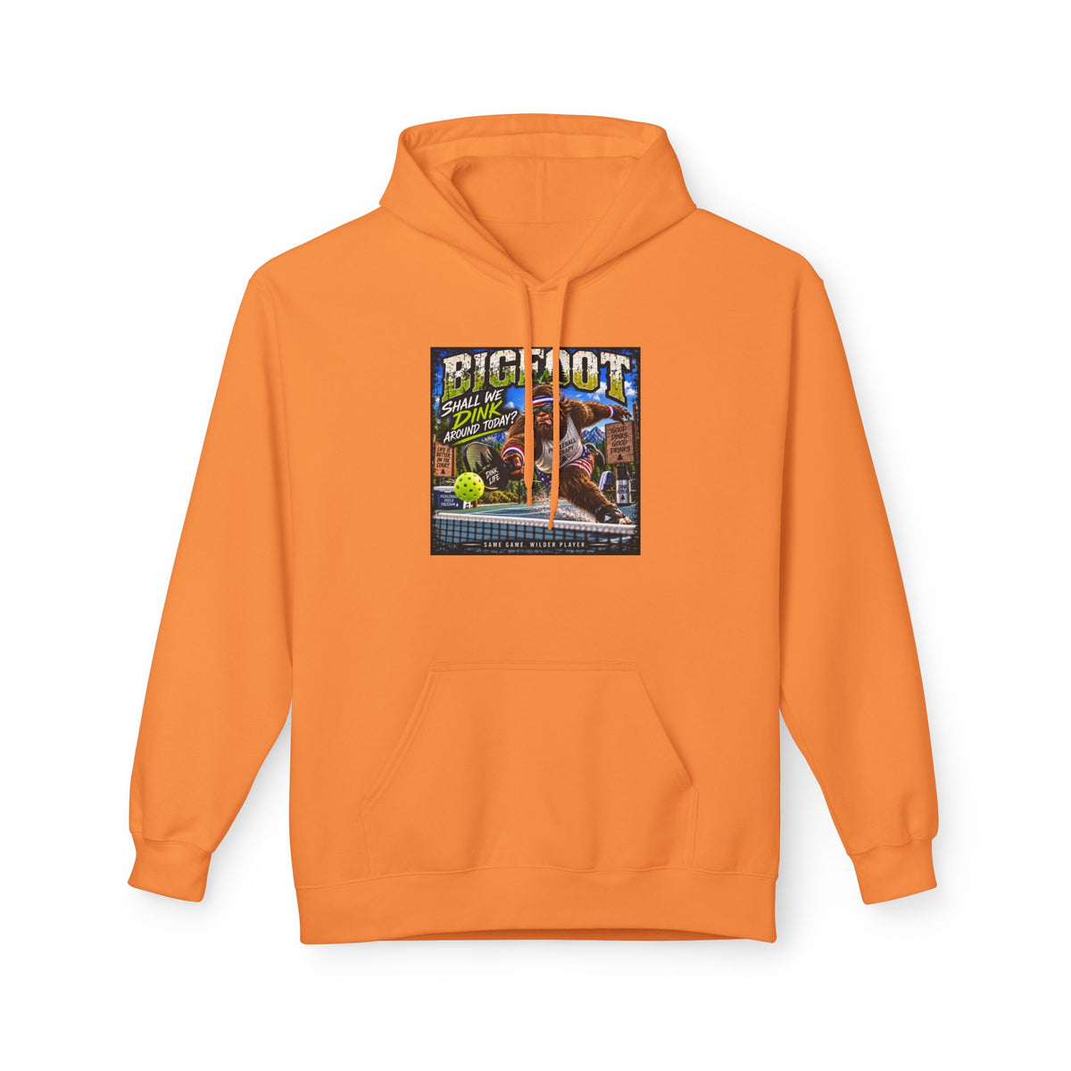 Bigfoot Comic Cover Hoodie | Sasquatch Retro Illustration