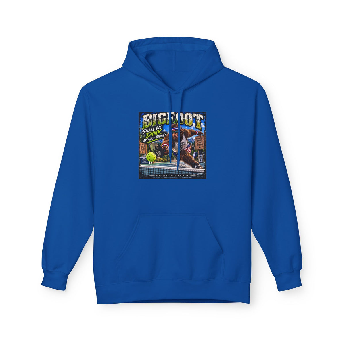 Bigfoot Comic Cover Hoodie | Sasquatch Retro Illustration