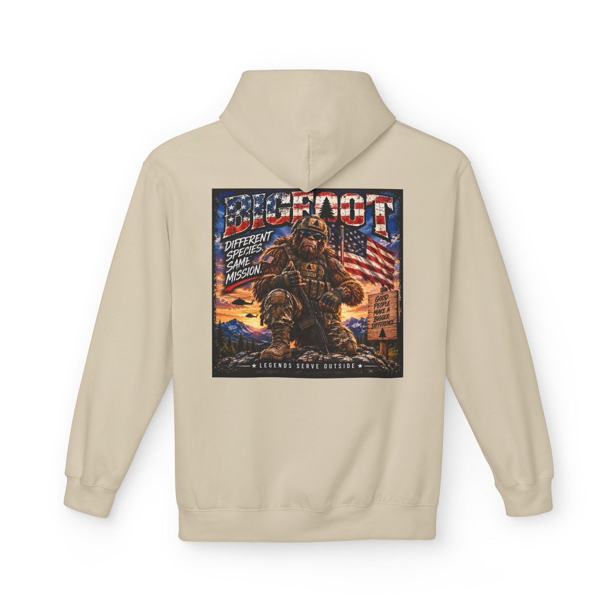 Copy of American Eagle Flag Vintage Sunset Hoodie | Patriotic USA Graphic
