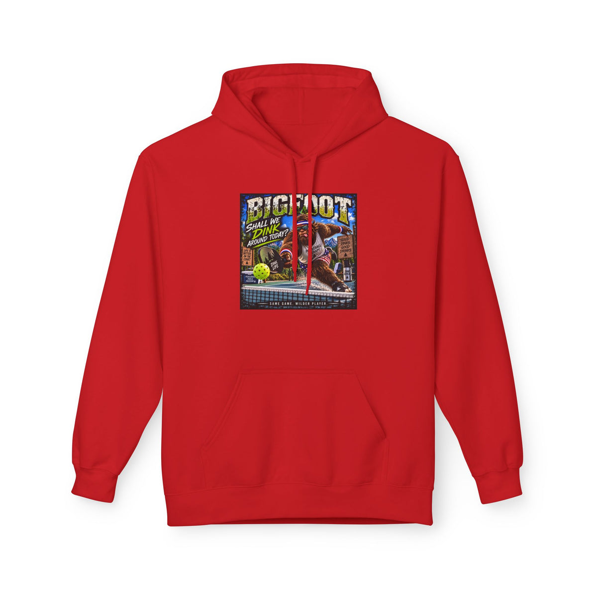 Bigfoot Comic Cover Hoodie | Sasquatch Retro Illustration