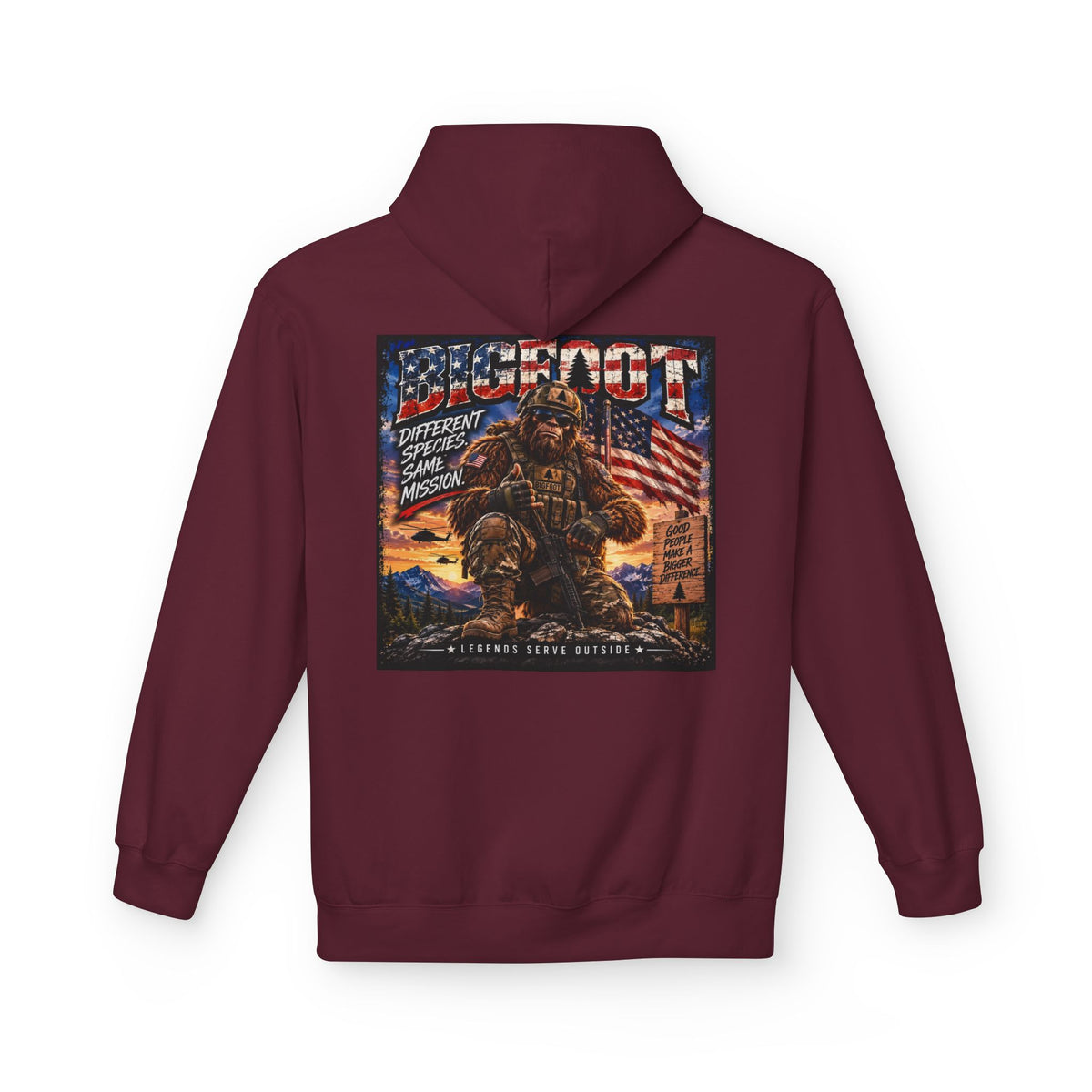 Copy of American Eagle Flag Vintage Sunset Hoodie | Patriotic USA Graphic