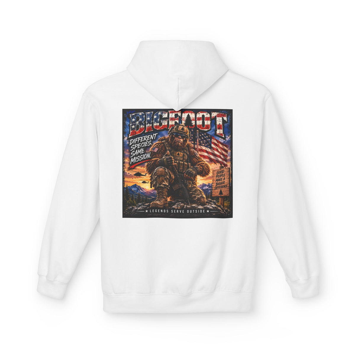 Copy of American Eagle Flag Vintage Sunset Hoodie | Patriotic USA Graphic