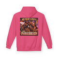 Back Print - Bigfoot Sasquatch Night Out Hoodie | Vintage Cryptid Campfire Design