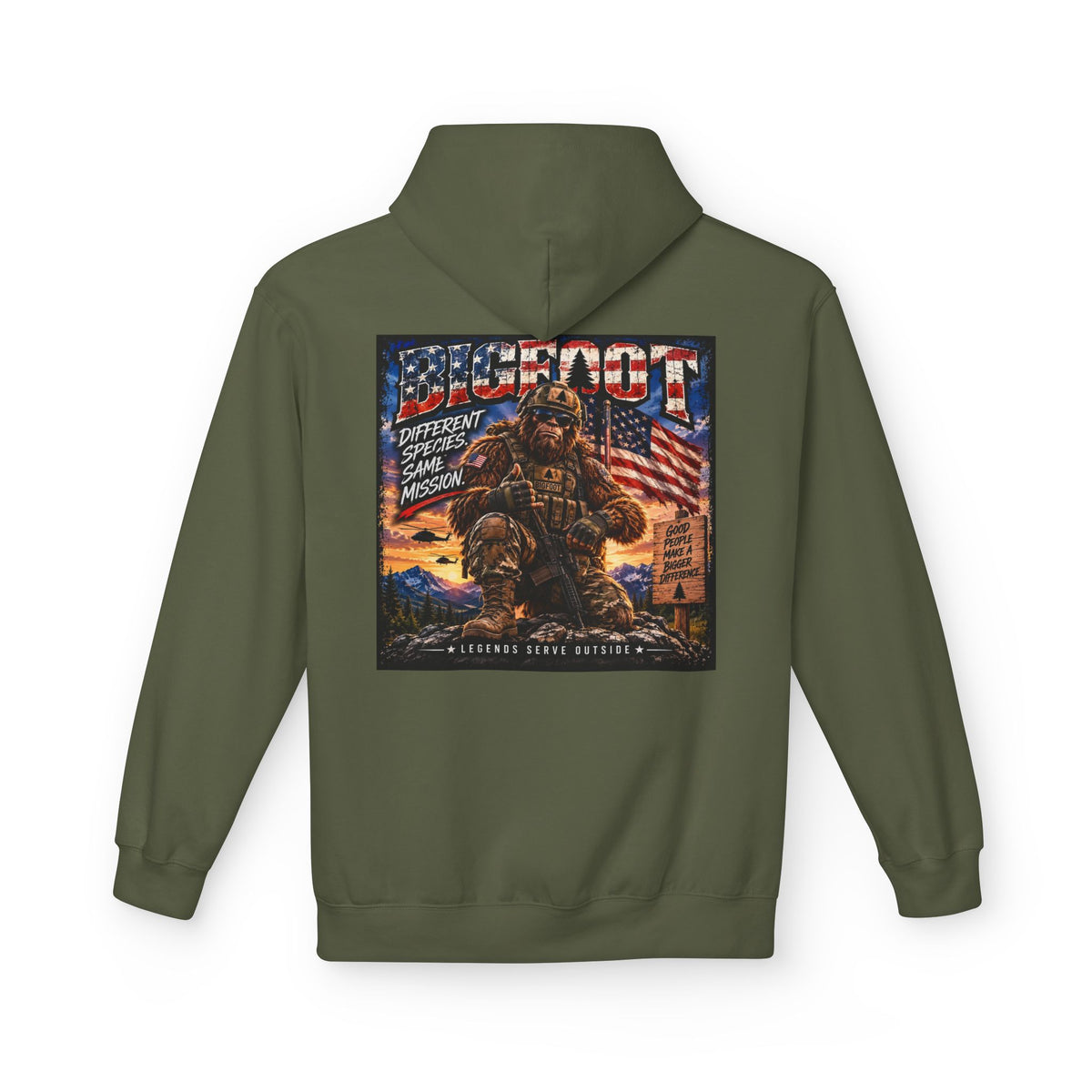 Copy of American Eagle Flag Vintage Sunset Hoodie | Patriotic USA Graphic