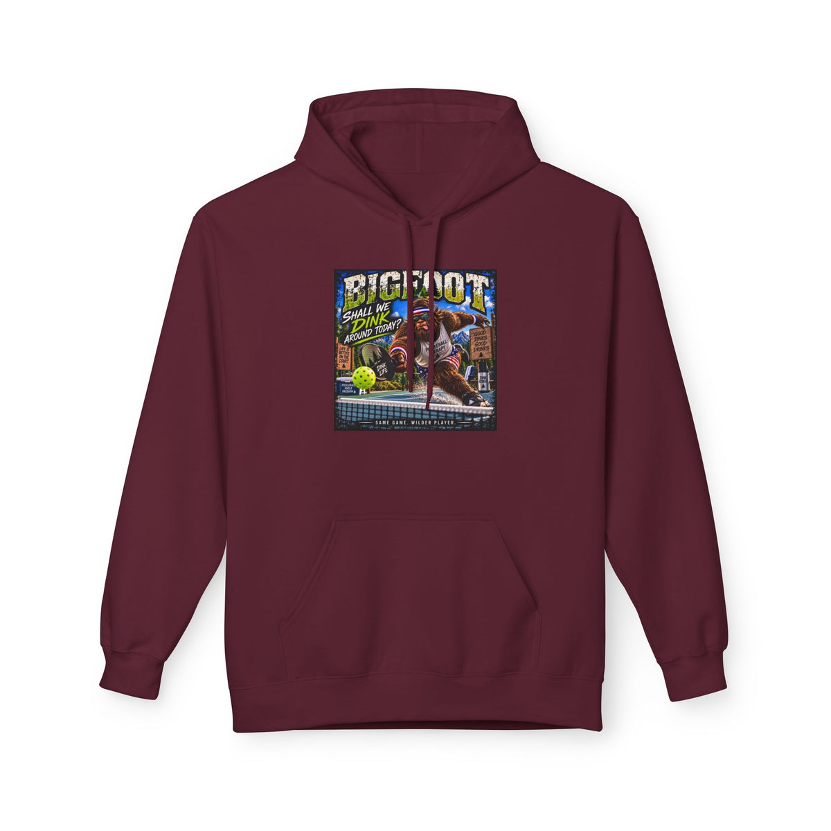 Bigfoot Comic Cover Hoodie | Sasquatch Retro Illustration