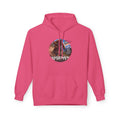 Bigfoot Vintage Forest Circle hoodie | Sasquatch Retro Nature Design