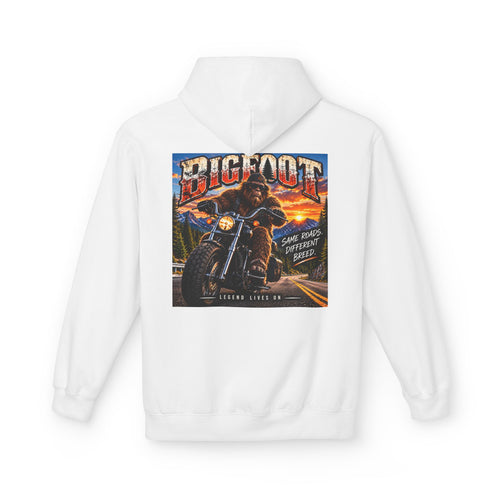 Back Print - Bigfoot Monster Truck Vintage Poster Hoodie | Off-Road Racing Graphic