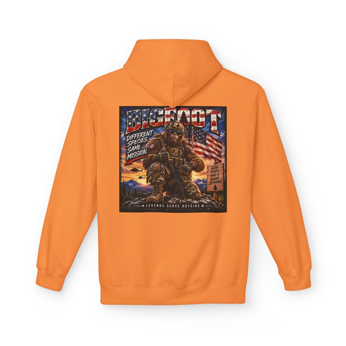 Copy of American Eagle Flag Vintage Sunset Hoodie | Patriotic USA Graphic