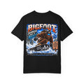 Back Print -  Bigfoot Snowboarder Illustration T-Shirt | Shred Like a Beast Tee