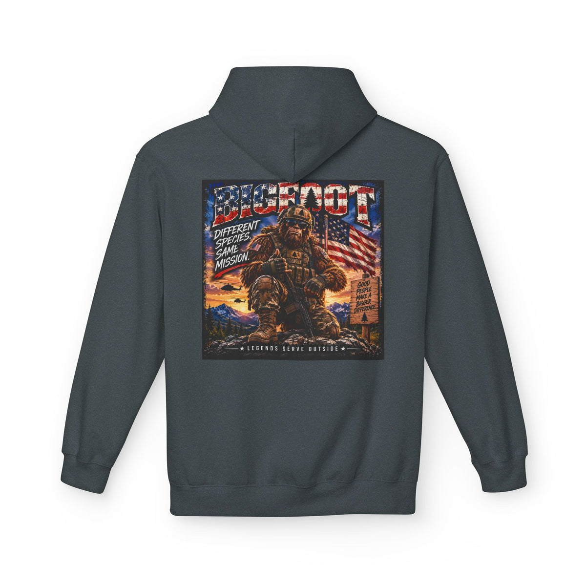 Copy of American Eagle Flag Vintage Sunset Hoodie | Patriotic USA Graphic