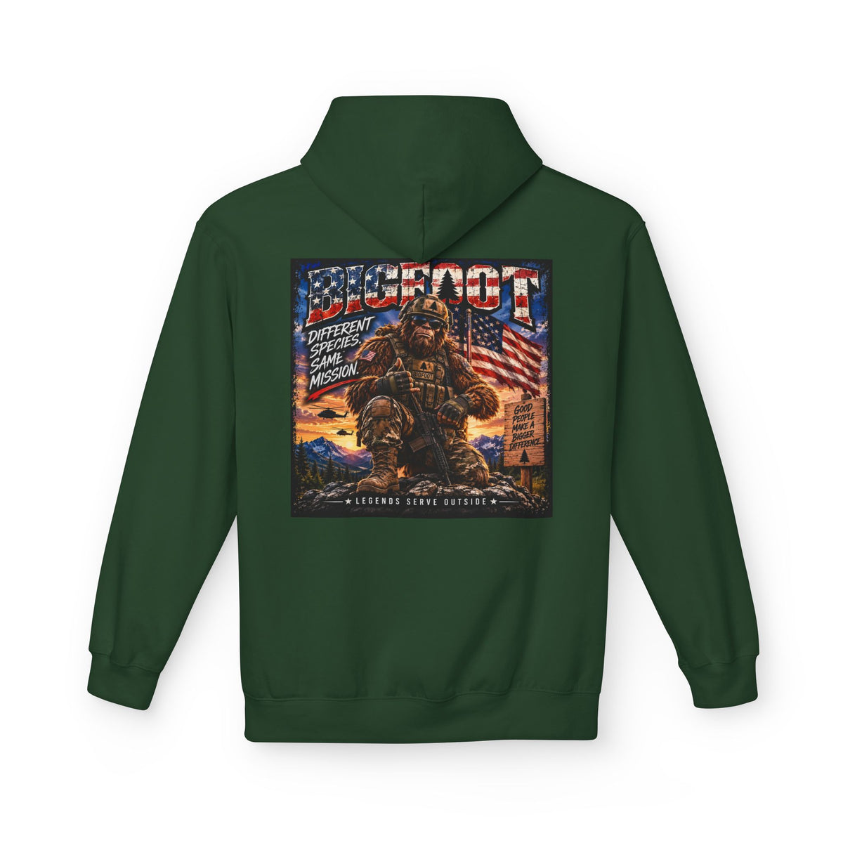 Copy of American Eagle Flag Vintage Sunset Hoodie | Patriotic USA Graphic