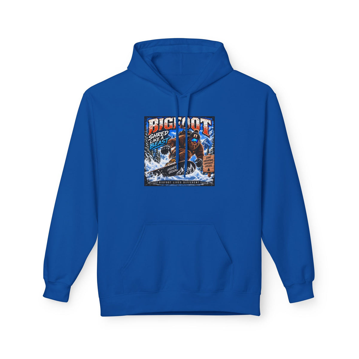 Bigfoot Sasquatch Graphic Hoodie | Mountain Forest Cryptid Design
