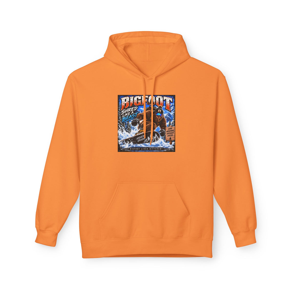 Bigfoot Sasquatch Graphic Hoodie | Mountain Forest Cryptid Design