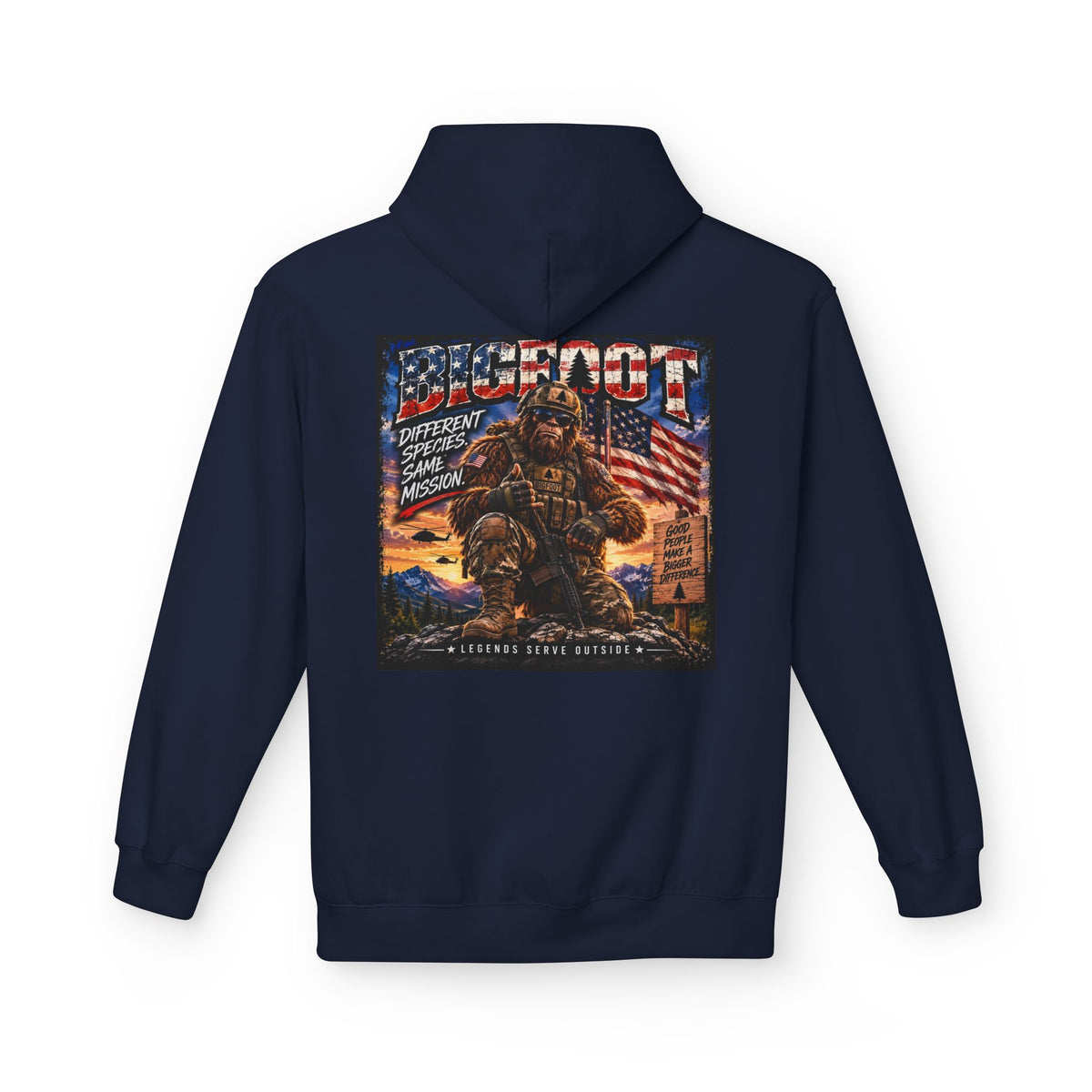 Copy of American Eagle Flag Vintage Sunset Hoodie | Patriotic USA Graphic