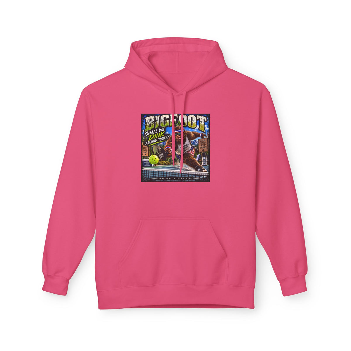 Bigfoot Comic Cover Hoodie | Sasquatch Retro Illustration