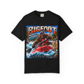 Bigfoot Kayaking Tee | Sasquatch Paddles Different, River Rapids Graphic Shirt