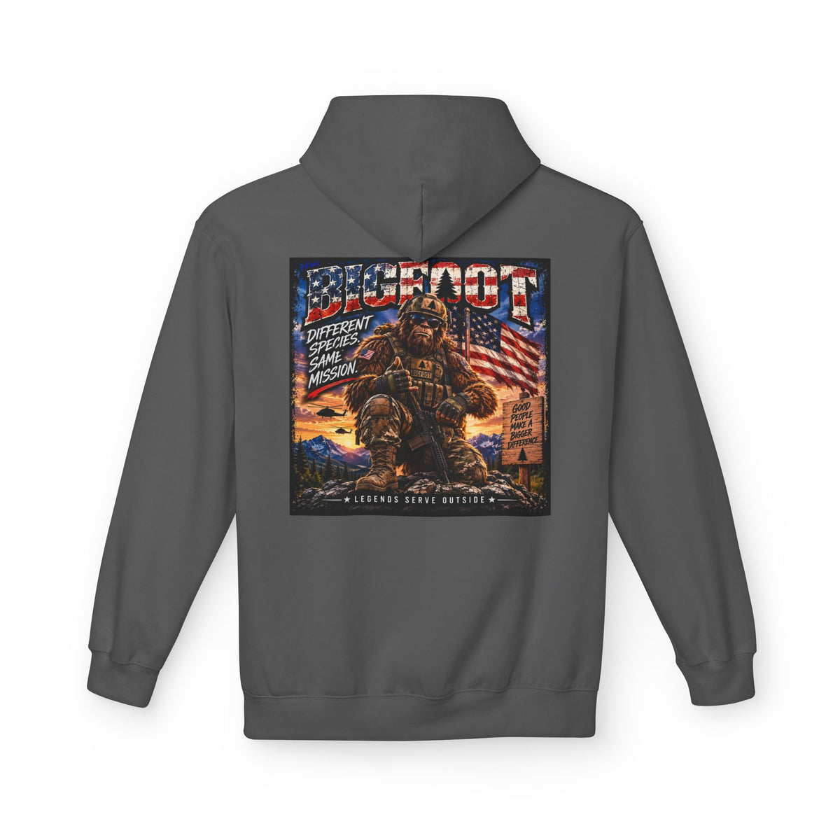 Copy of American Eagle Flag Vintage Sunset Hoodie | Patriotic USA Graphic